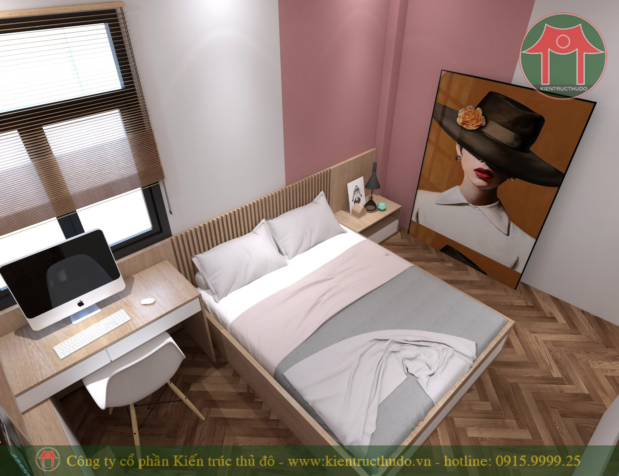thiet ke noi that phong ngu con gai 03