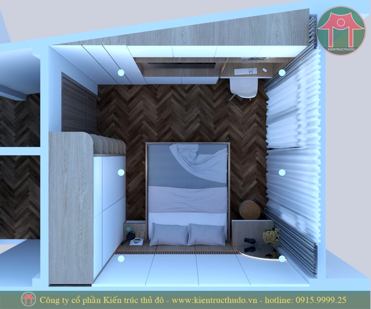 thiet ke noi that phong ngu be trai