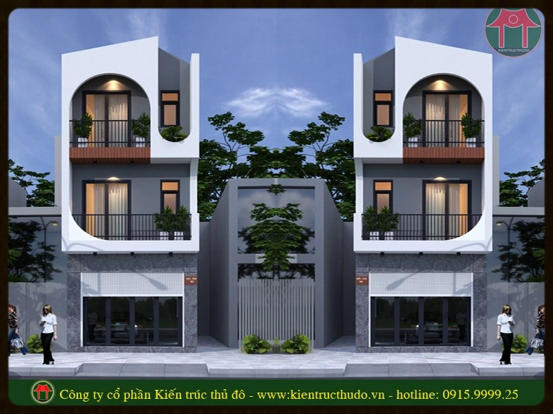 thiet ke nha 3 tang tai ha dong ha noi