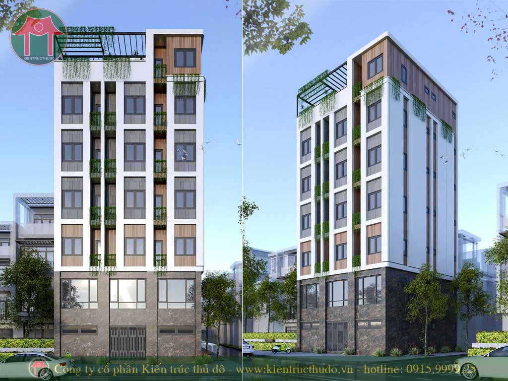 Thiết kế chung cư mini tại Tây Mỗ 1