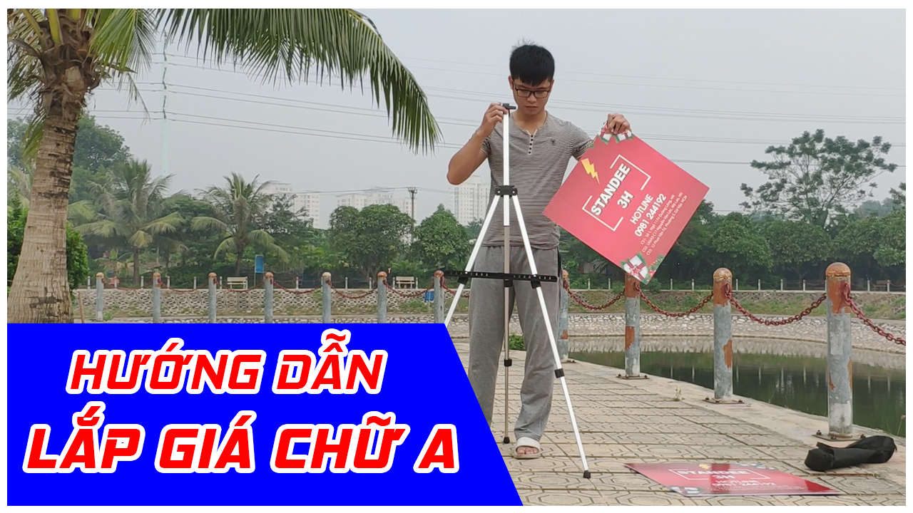 Cách Lắp Giá Để Tranh Chữ A, Standee chữ A