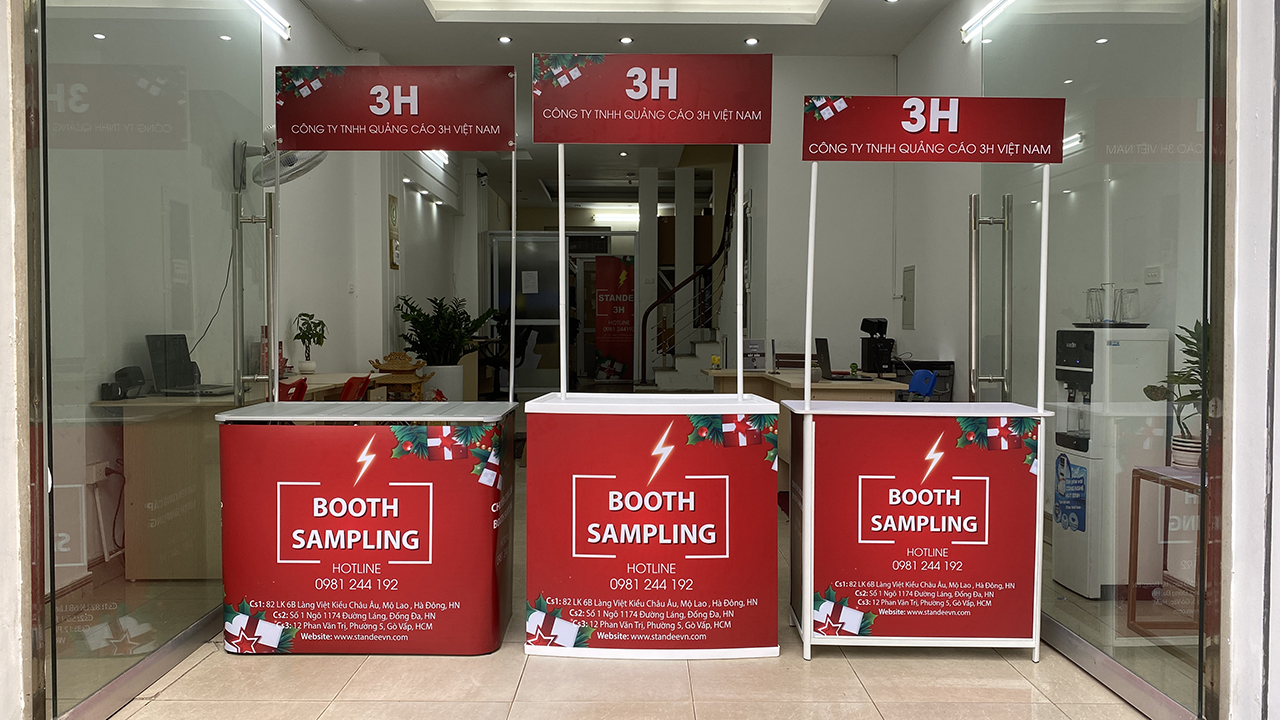 Video Top 3 Booth Sampling Được Khách Hàng Yêu Thích Nhất Hiện Nay