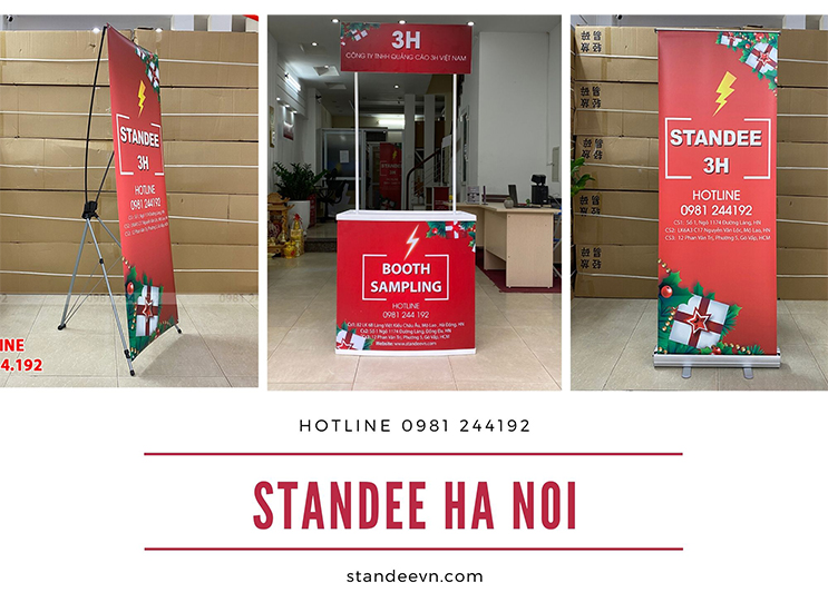 Cung Cấp Standee tại 12 Quận trên địa bàn Hà Nội