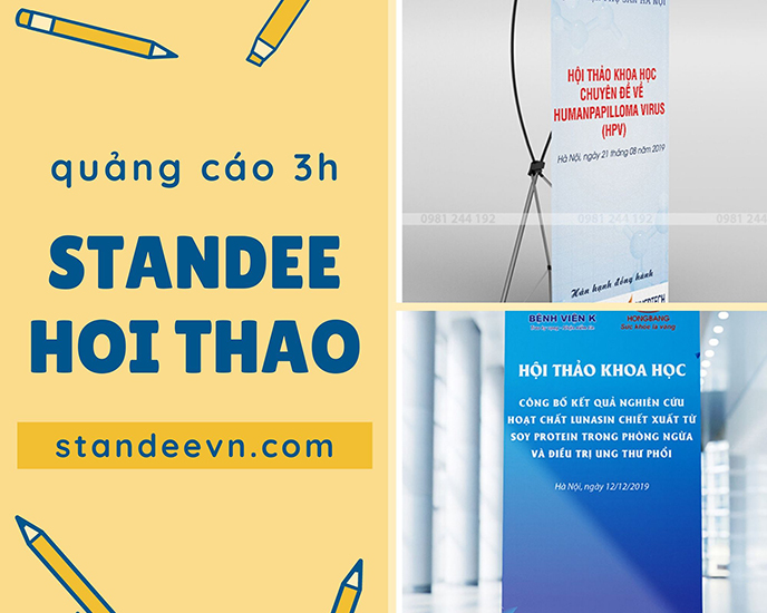 Standee Hội Thảo | In Ấn và Thiết Kế Standee Hội Thảo Trọn Gói