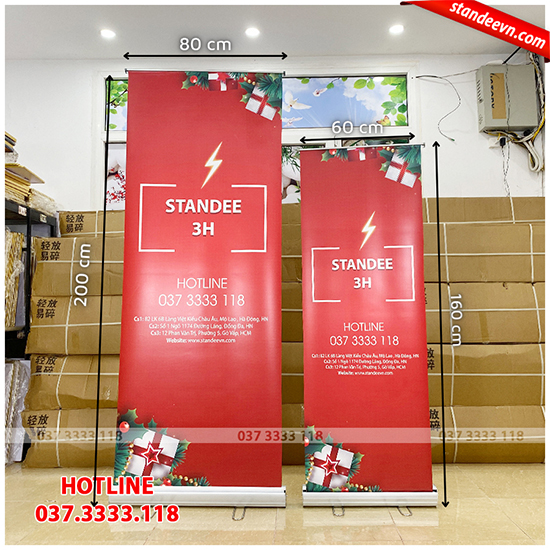 standee hộp chân ionx