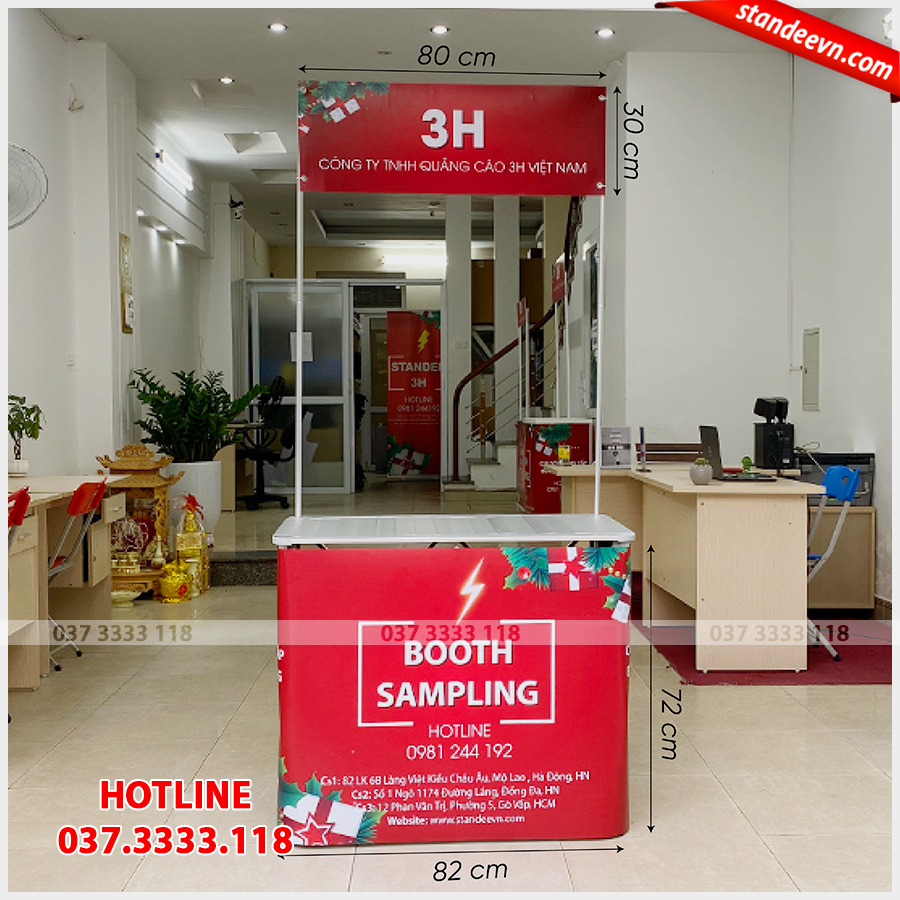 quầy bán hàng di động nhôm