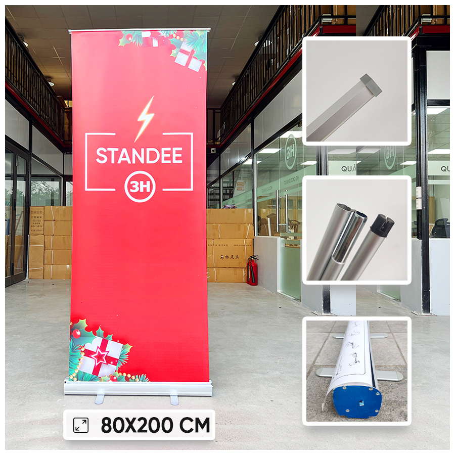 standee cuốn nhôm