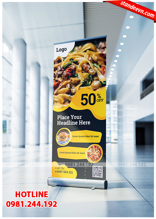 standee cuốn tại Lạng Sơn