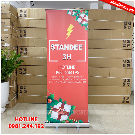 standee cuốn nhôm