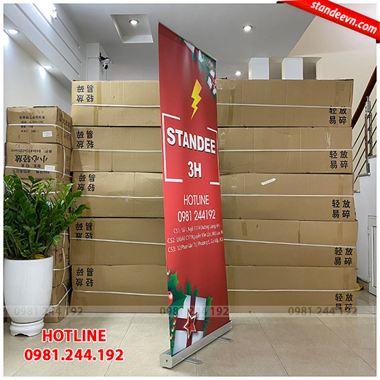 Standee cuốn tại Tuyên Quang