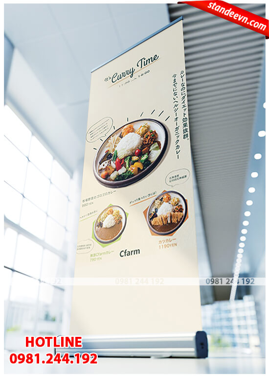 standee nha hang dep