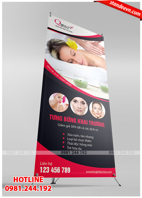 standee spa chuyen nghiep