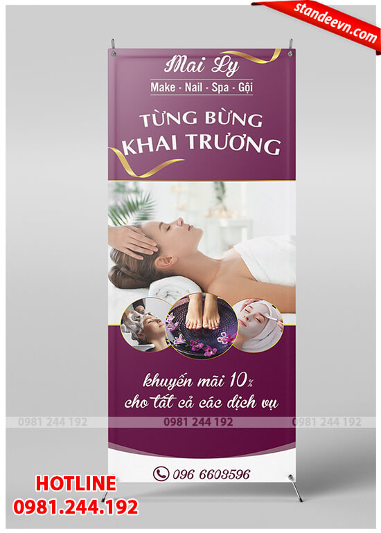 standee spa sang trong