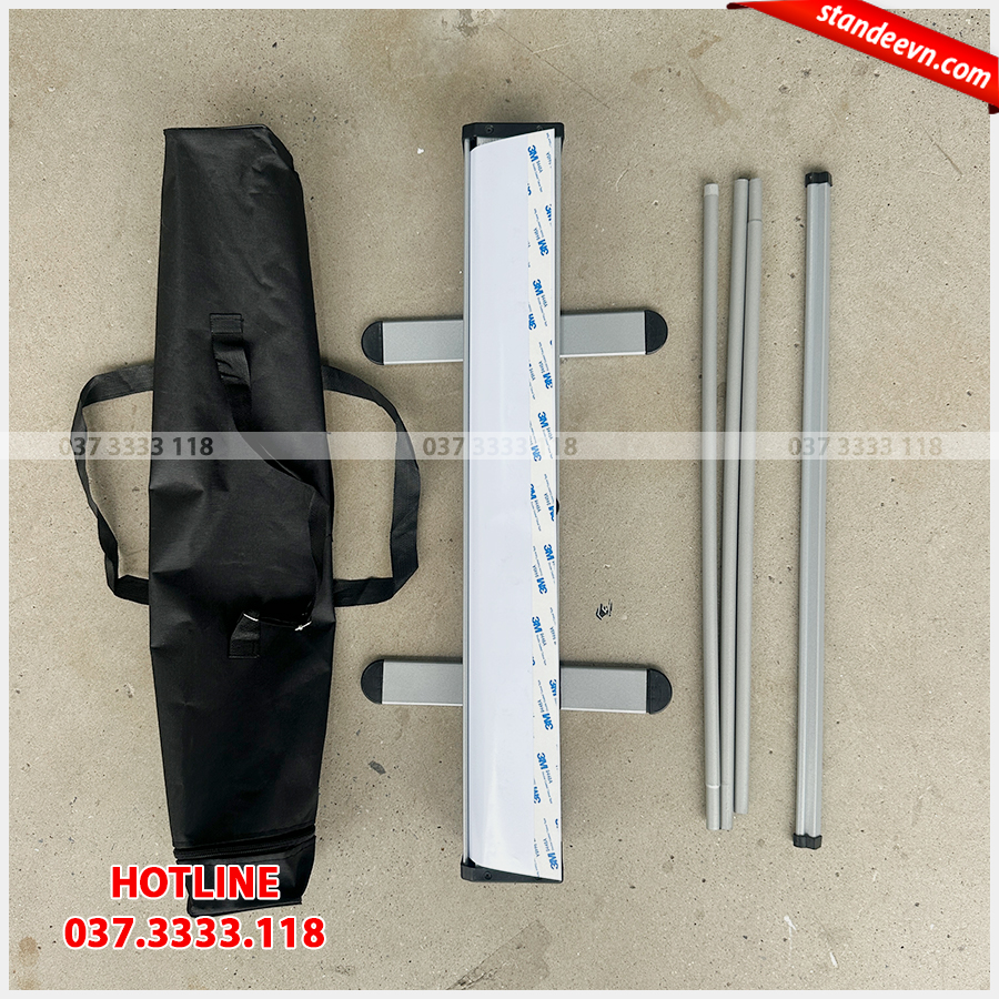 standee cuốn sắt giá rẻ