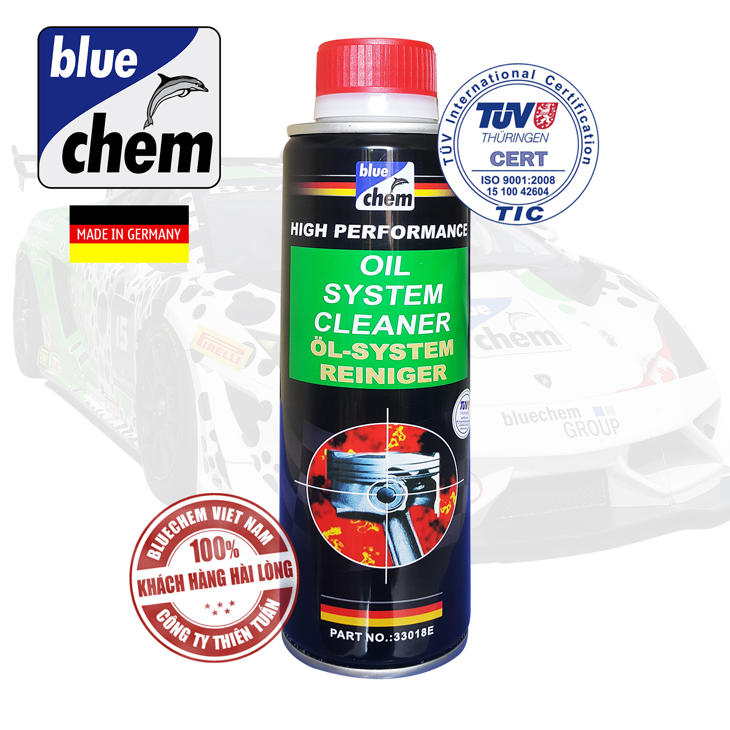 Chai súc rửa động cơ cao cấp bluechem Oil System Cleaner 250ml