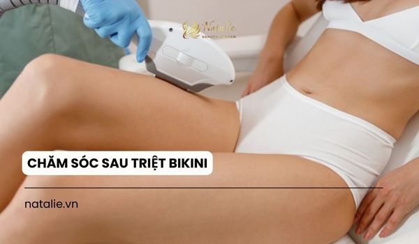 chăm sóc sau triệt bi