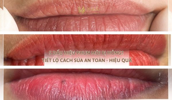 nguyên nhân phun môi hỏng