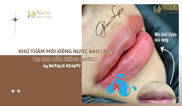 khử thâm môi kiêng nước bao lâu