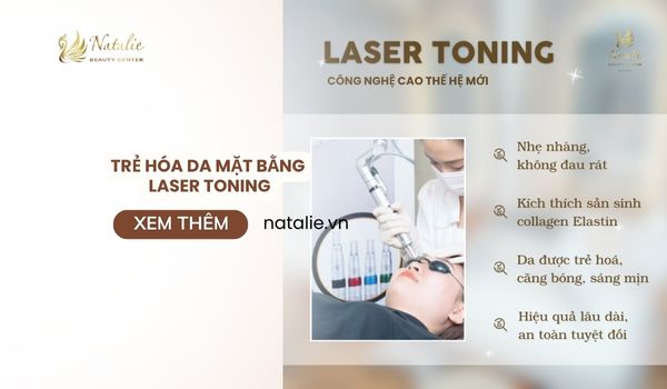 trẻ hóa da laser ton