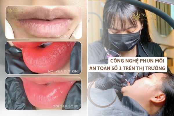 phun môi an toàn nhất thị trường