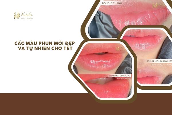 màu môi phun tết