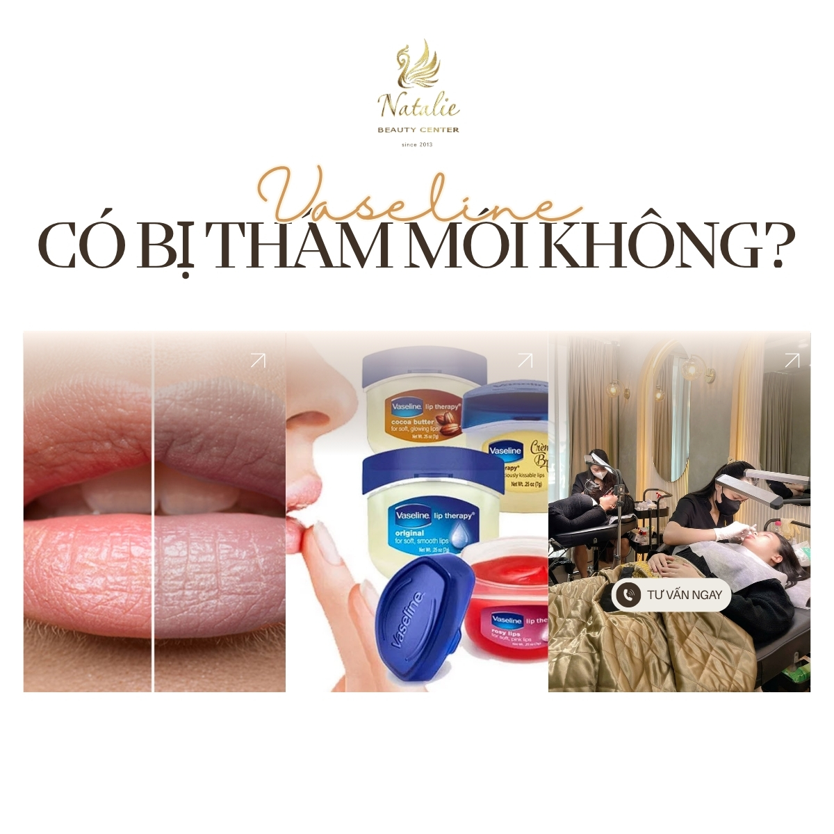 vaseline dưỡng môi