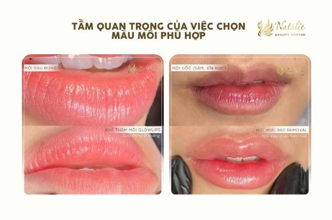 màu môi phù hợp