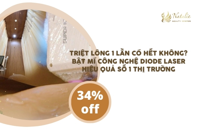 triệt lông 1 lần