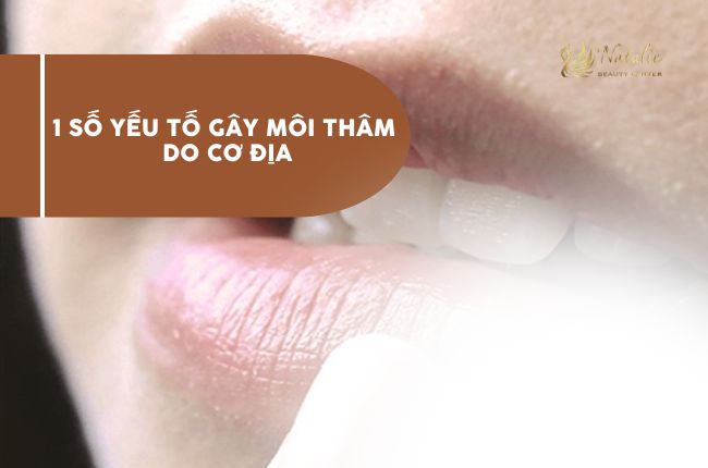 yếu tố môi thâm cơ địa