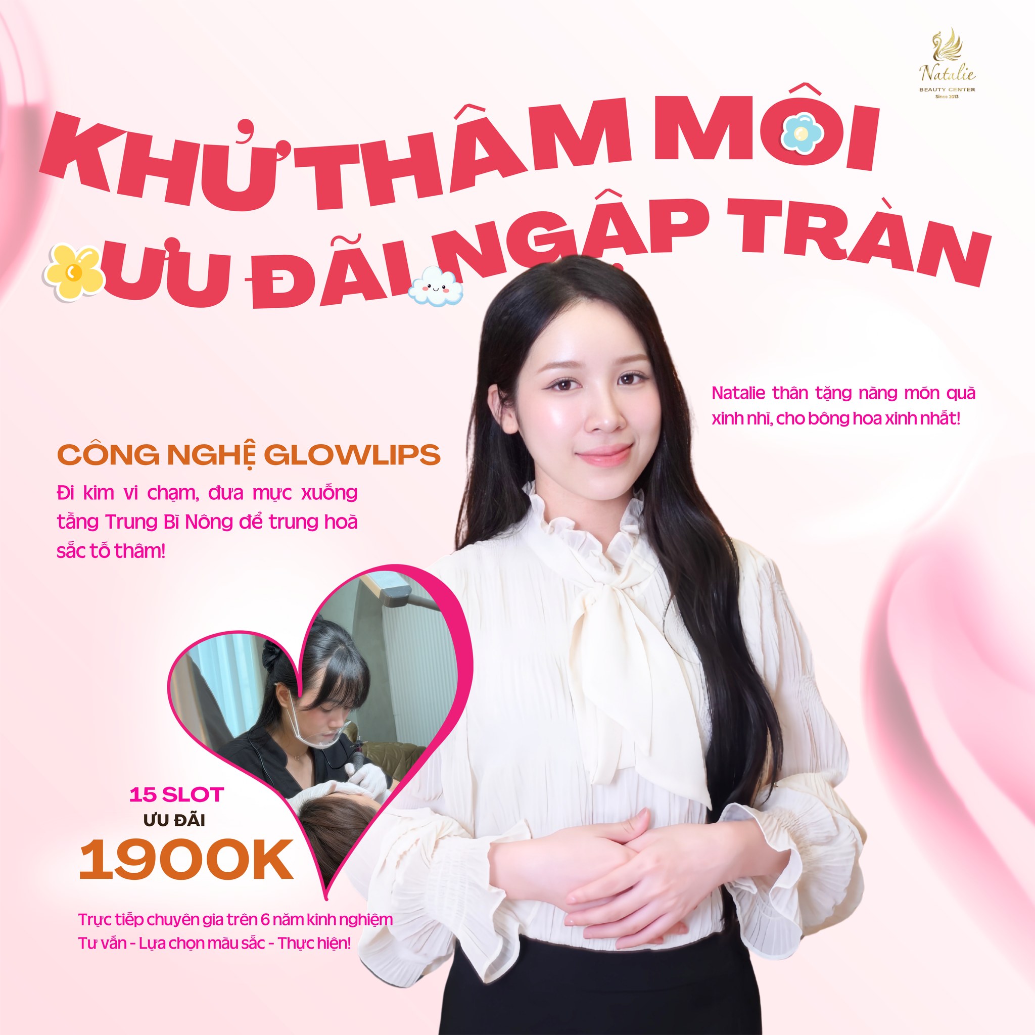 glowlips độc quyền phun xăm