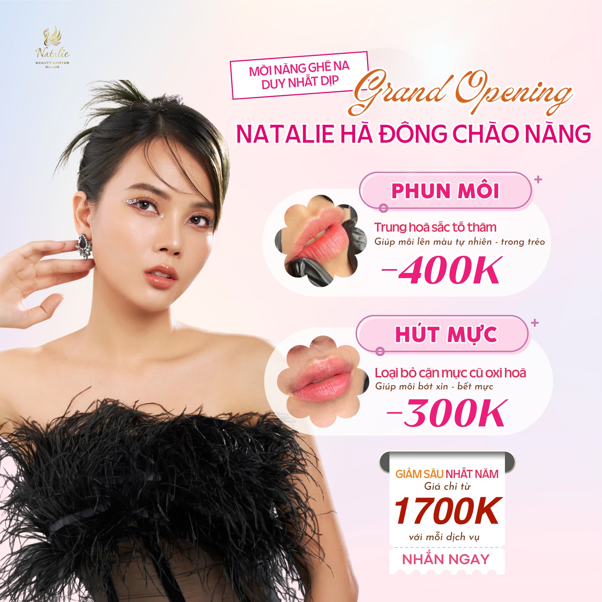 ưu đãi phun xăm khai trương