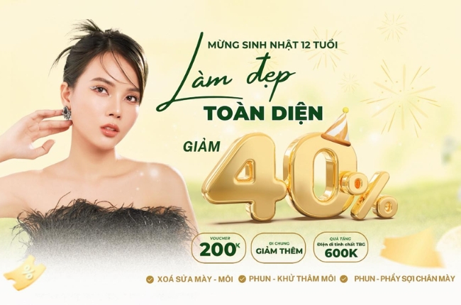 ưu đãi phun xăm sinh nhật