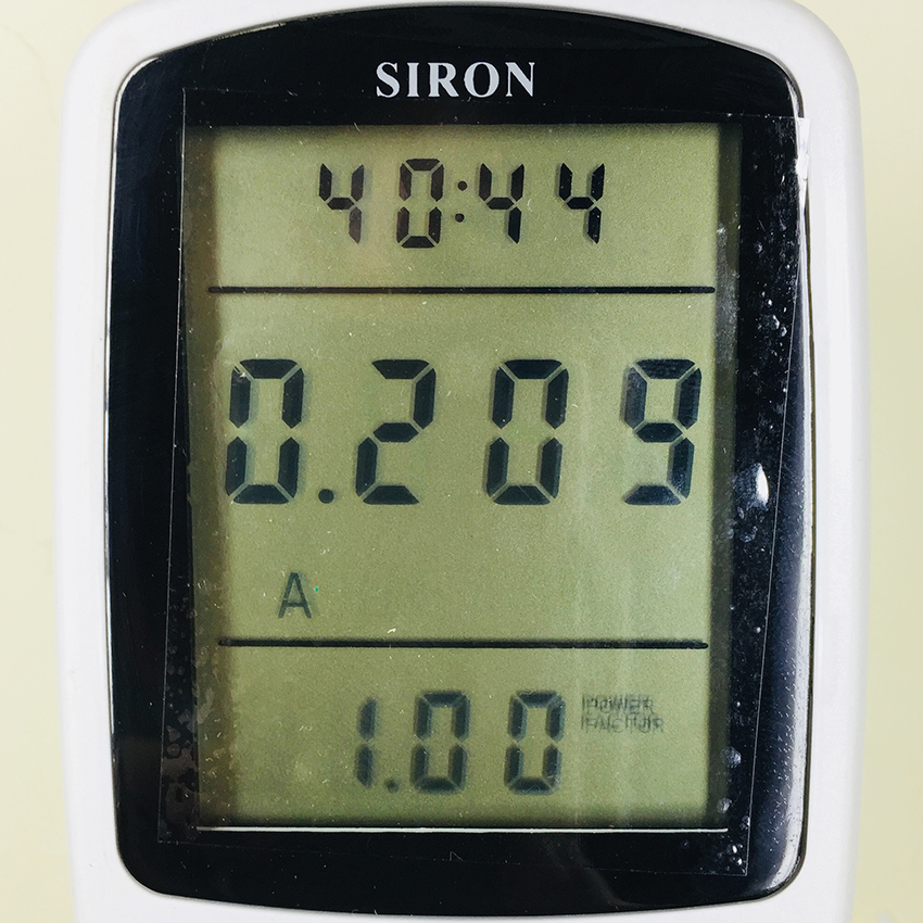 Đồng hồ đo ampe kế hiển thị màn hình chỉ số watts ec230
