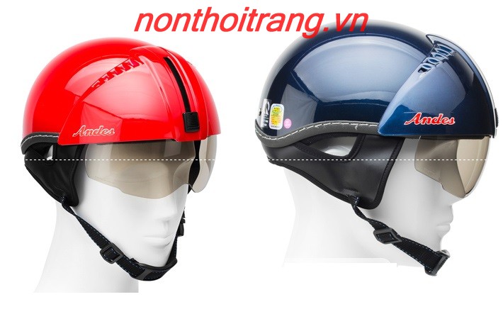 Bán nón bảo hiểm ANDES nữa đầu có kính 181 giá rẻ tại TPHCM