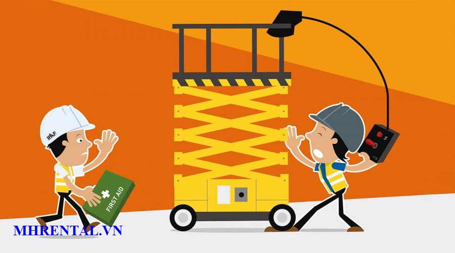 Những tai nạn cần tránh khi sử dụng xe nâng người tự hành Những tai nạn cần tránh khi sử dụng xe nâng người tự hành
