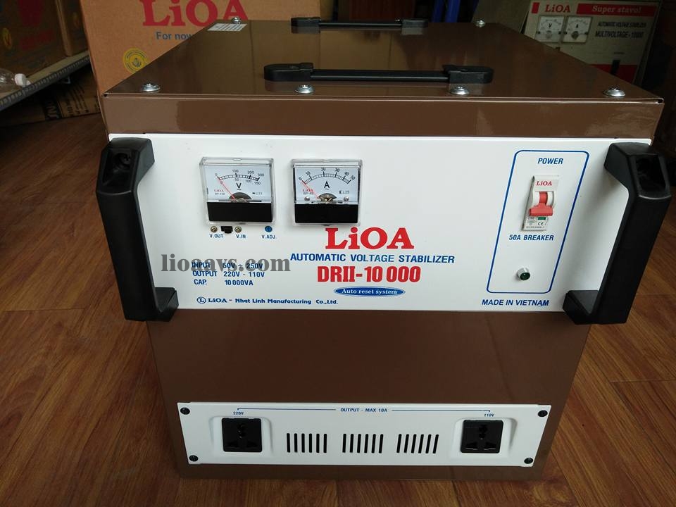 ổn áp lioa 10kva dải 50v drii-10000