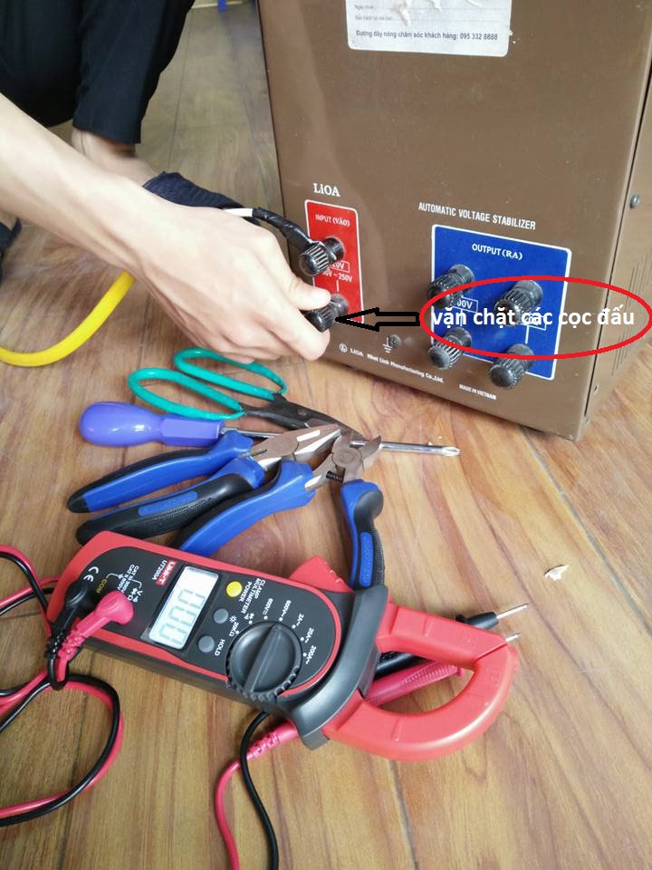 ổn áp lioa lắp đặt tại nhà