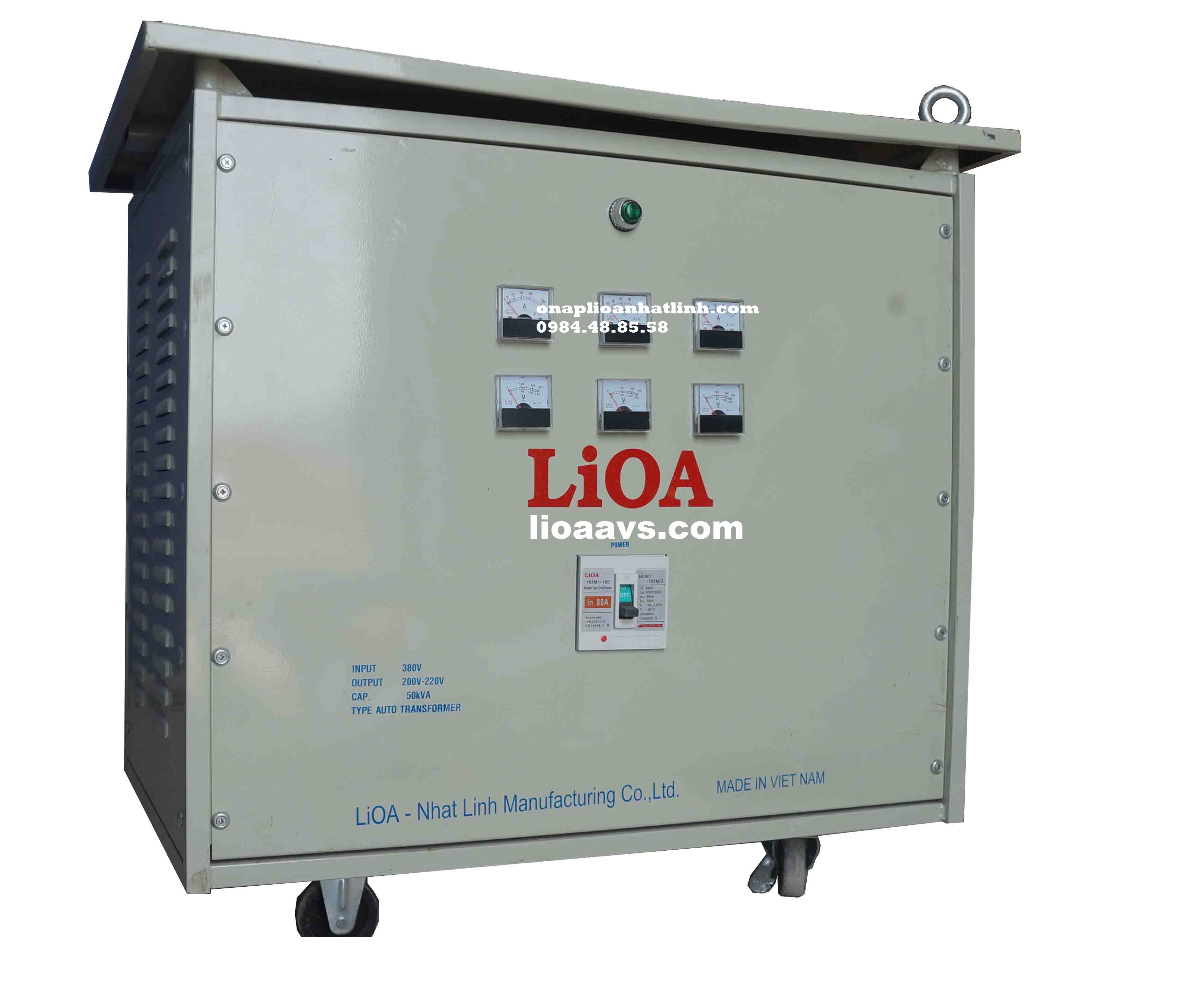 biến áp cách ly 3 pha 60kva