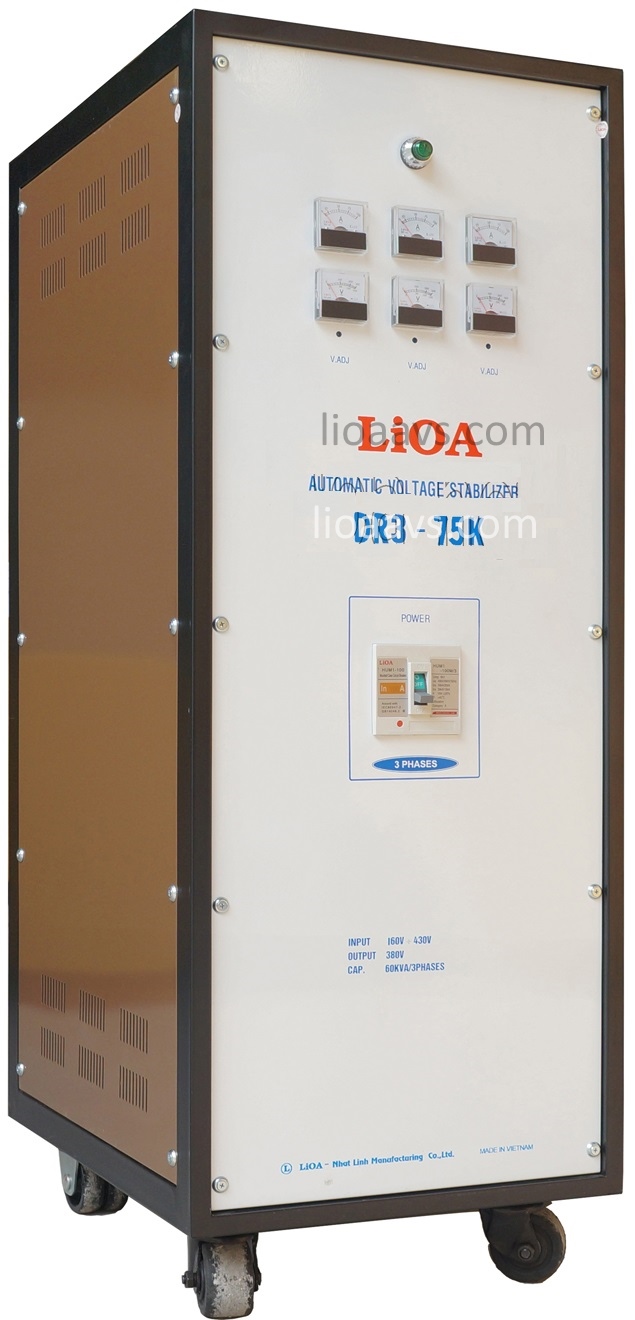 ổn áp lioa sh3 - 75k , lioa 75kva 3 pha 