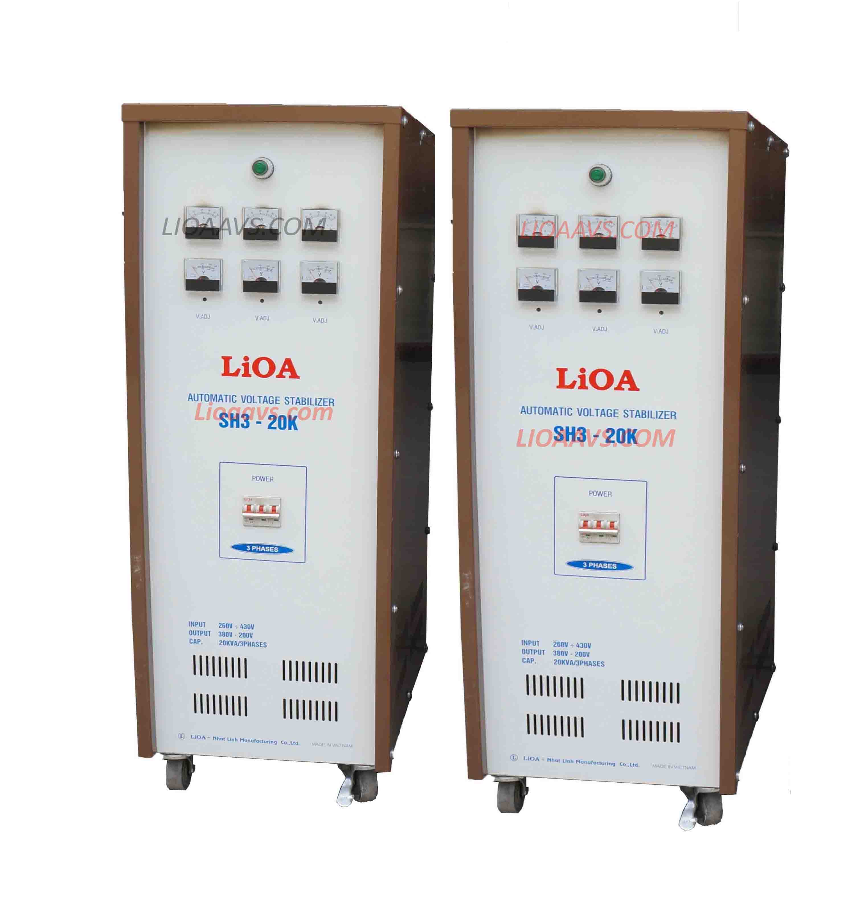 ỔN ÁP LIOA 3 PHA SH3 -20K , LIOA 20KVA 3 PHA