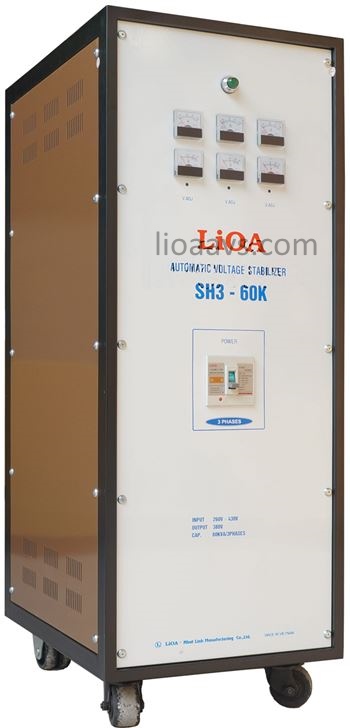 ỔN ÁP LIOA SH3-60K , LIOA 60KVA 3 PHA 