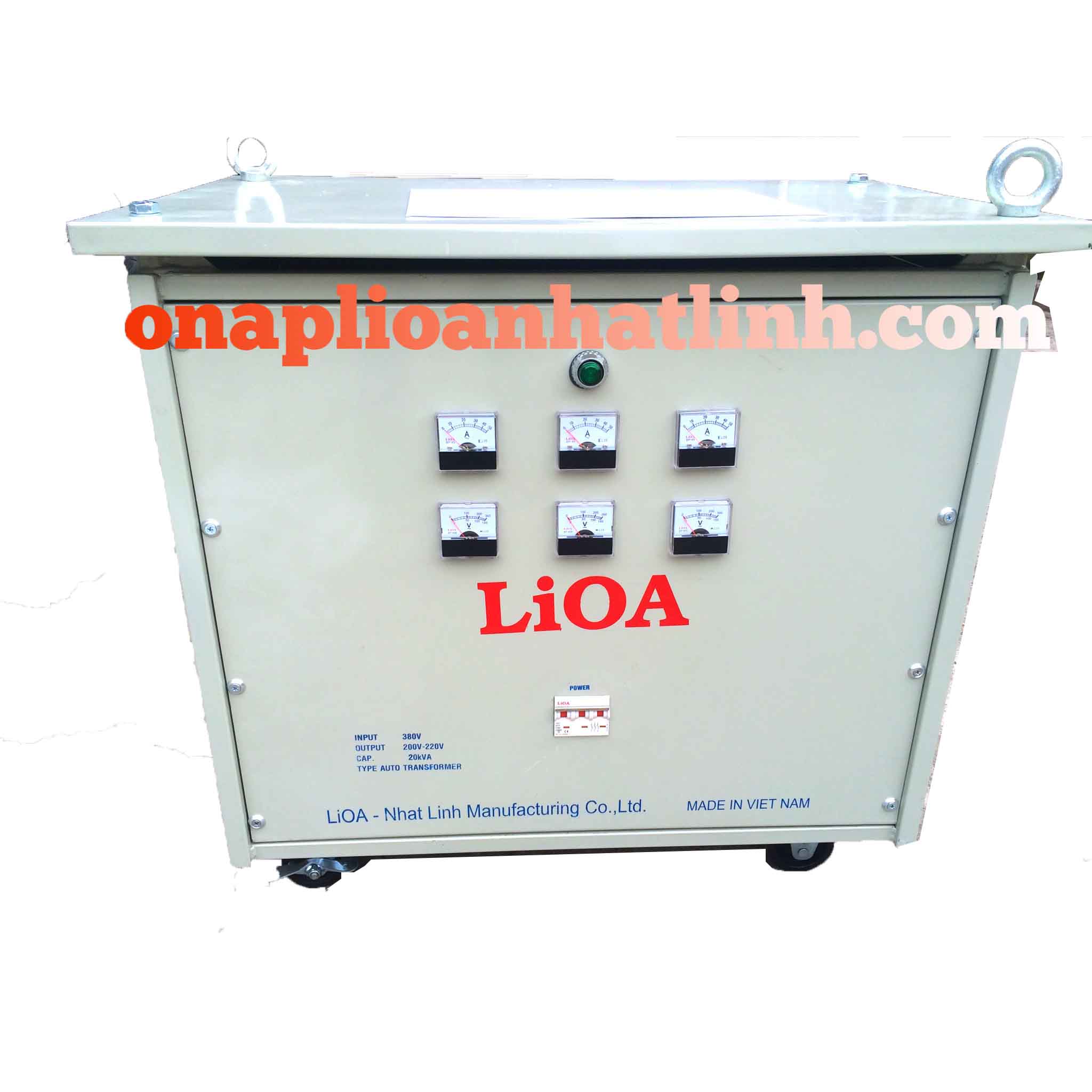 Biến áp tự ngẫu 20kva 3 pha