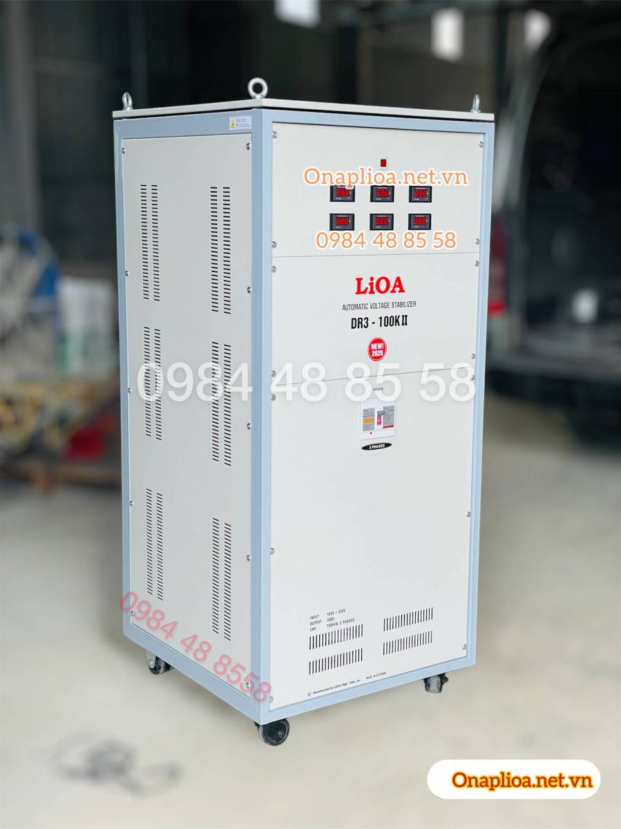 ỔN ÁP LIOA DR3 -100K II , ỔN ÁP LIOA 100KVA
