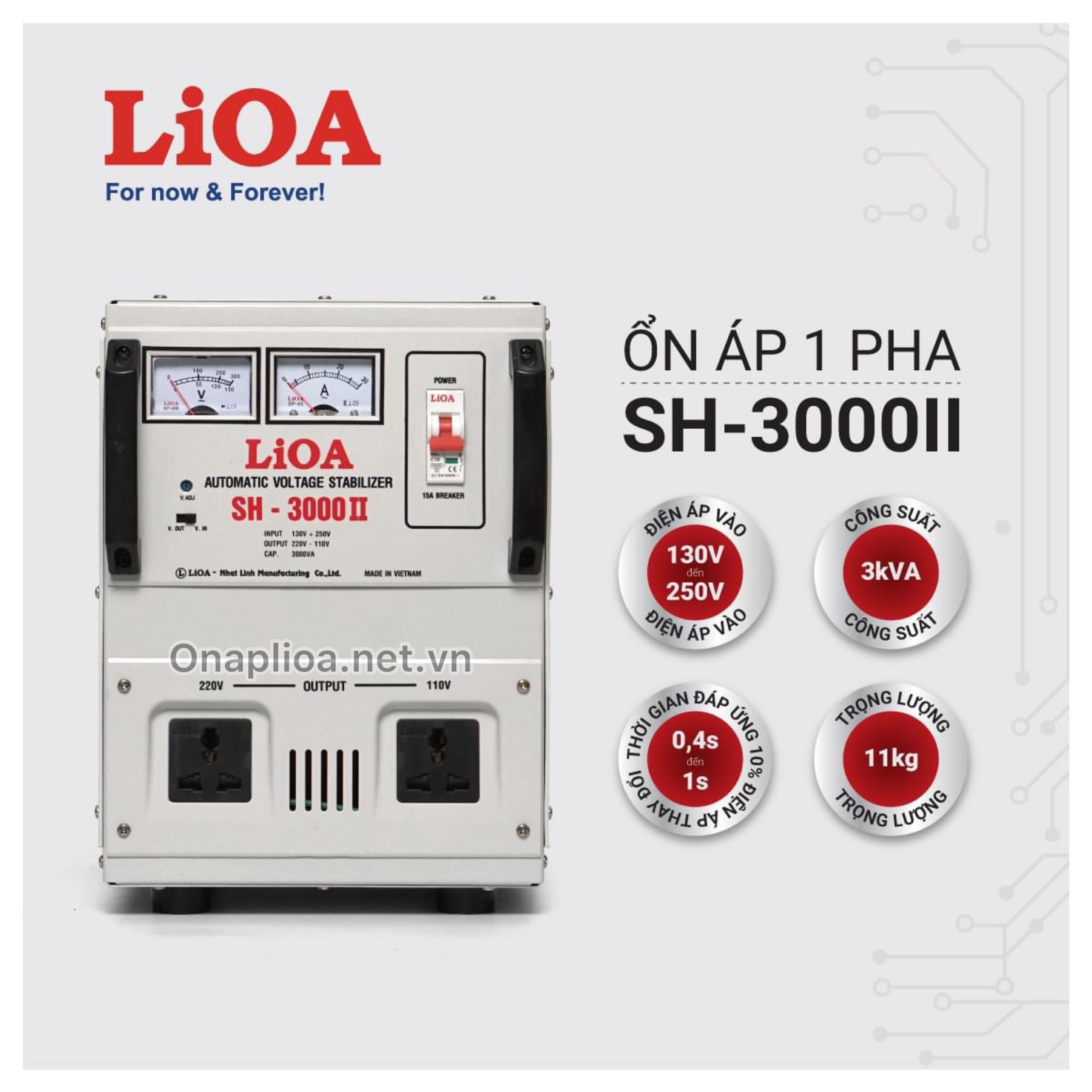 ỔN ÁP LIOA SH-3000II