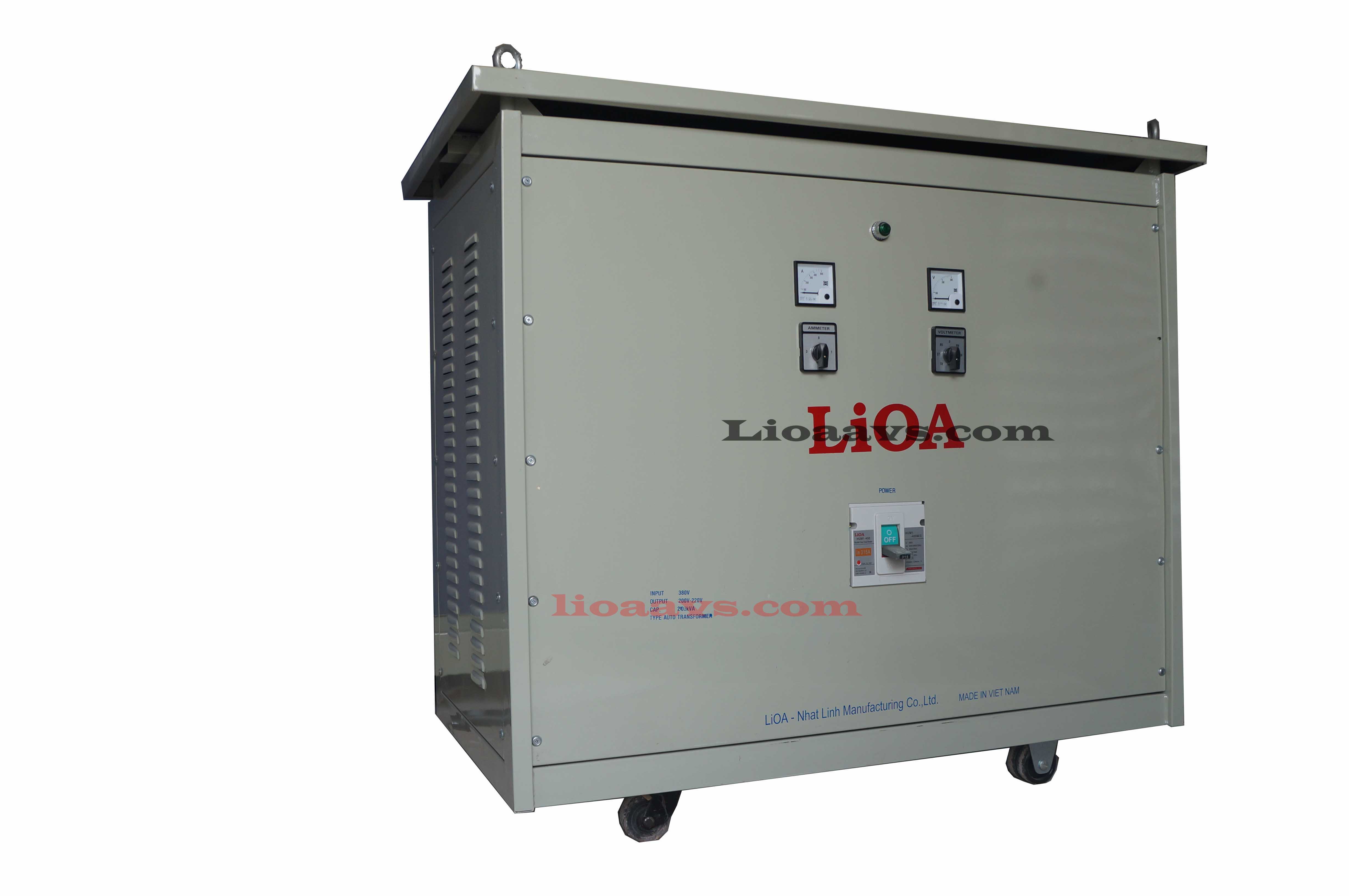 Biến áp 200kva cách ly