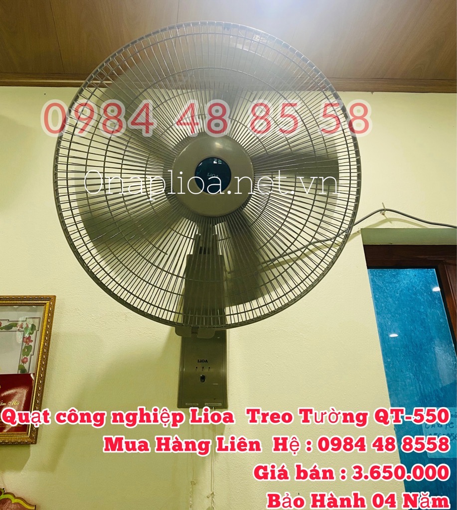 QUẠT CÔNG NGHIỆP LIOA TREO TƯỜNG QT - 550