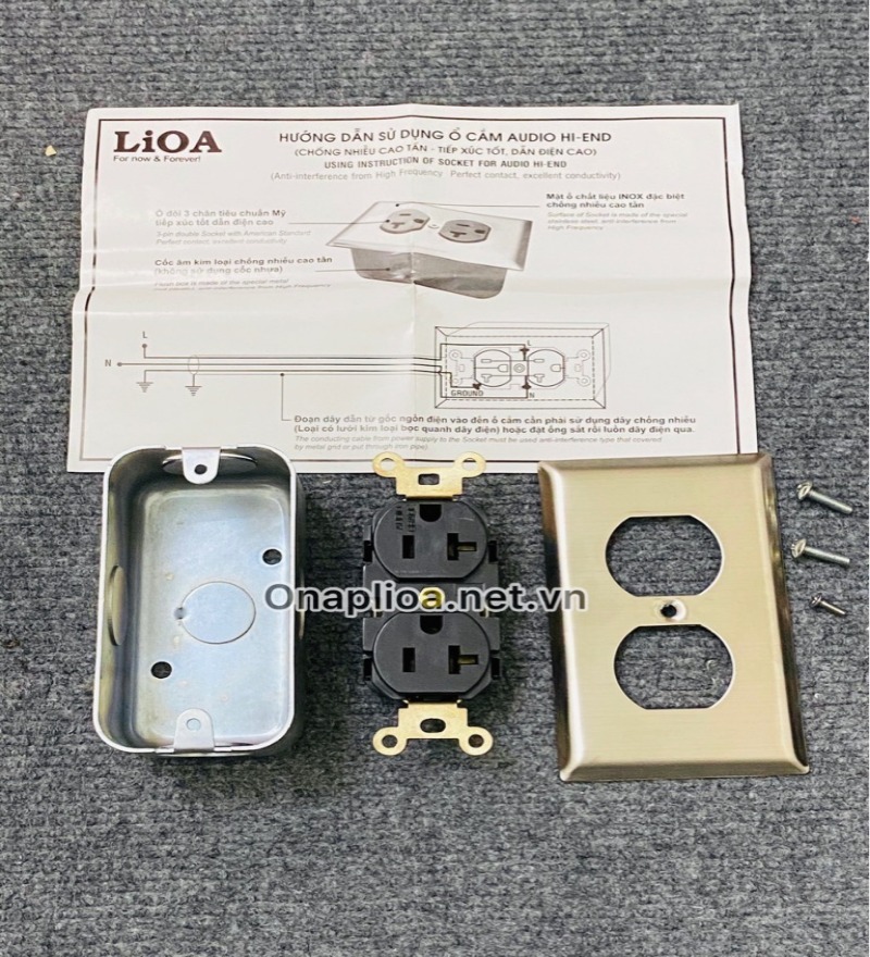 ổ cắm audio lioa