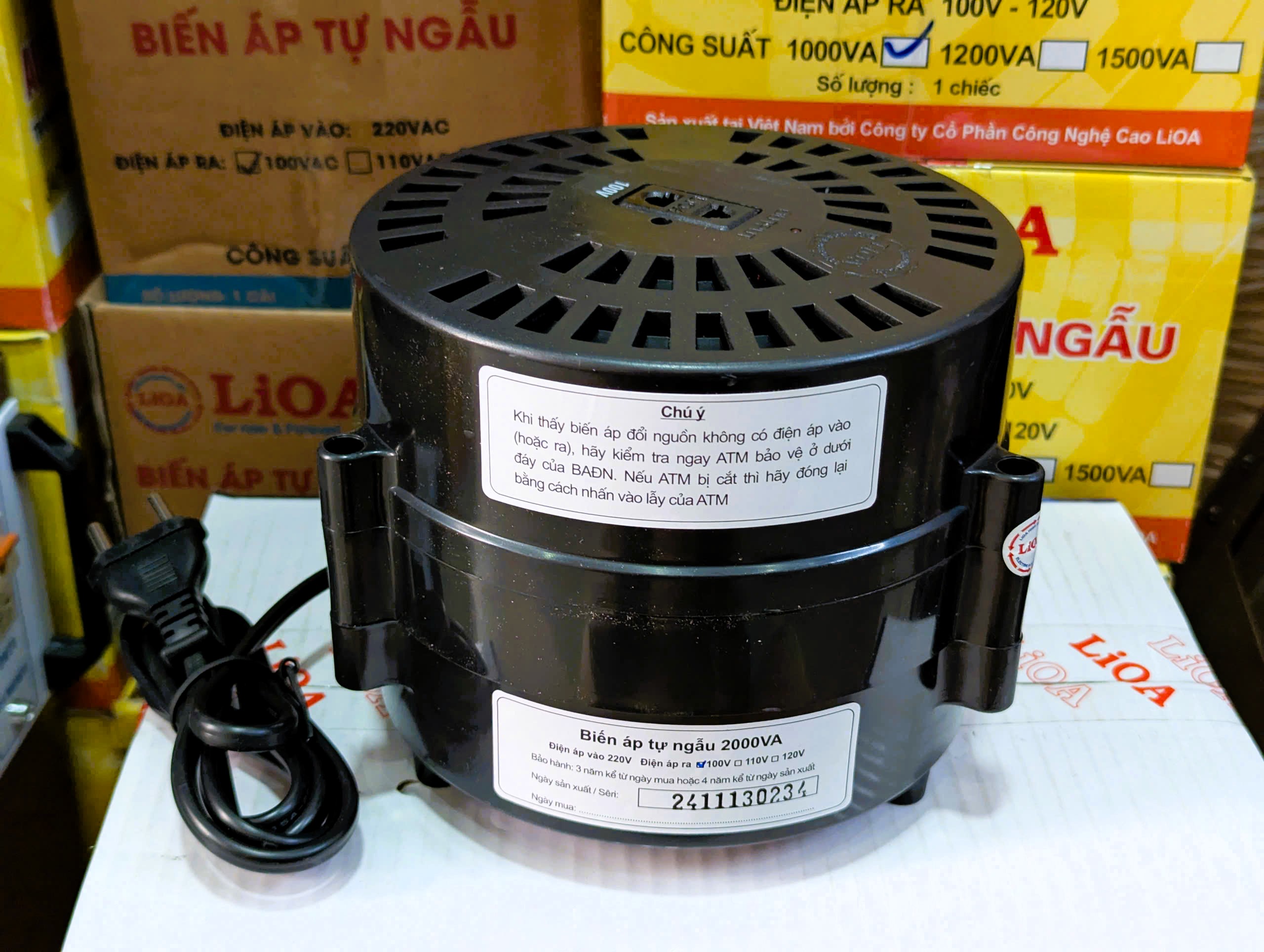 đổi nguồn lioa 2000va 2kva