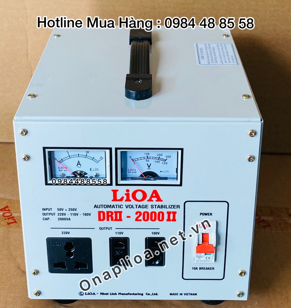 ổn áp lioa 2kva , drii-2000ii