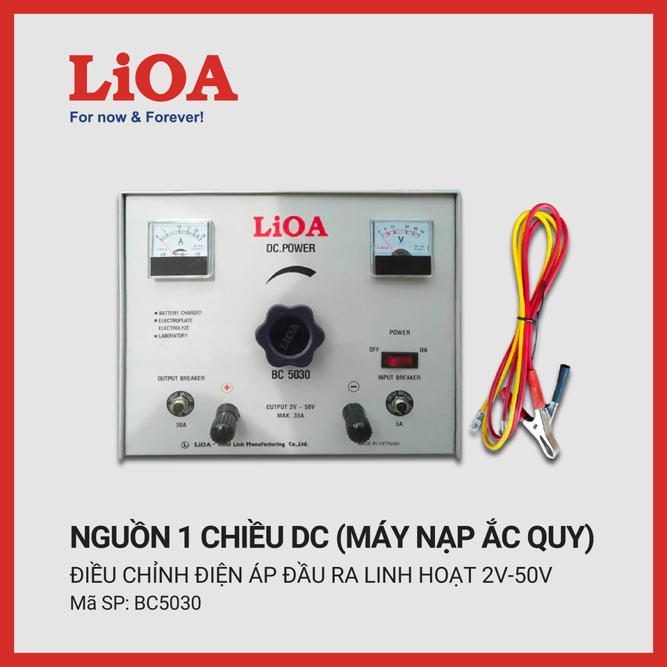 Máy nạp ắc quy LIOA BC - 5030